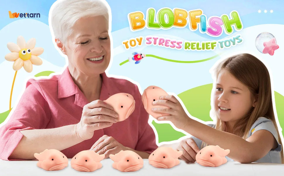 Squishy Blobfish Squeeze Toy