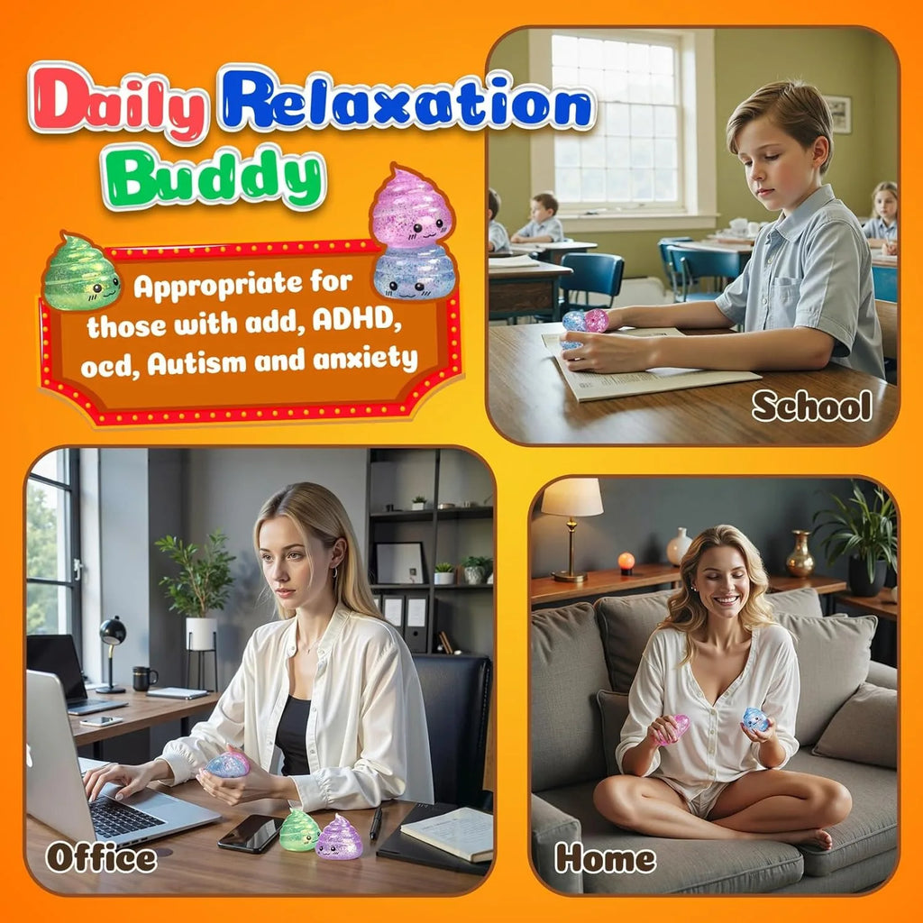 Novelty Squishy Poo Stress Ball Squishies Toys