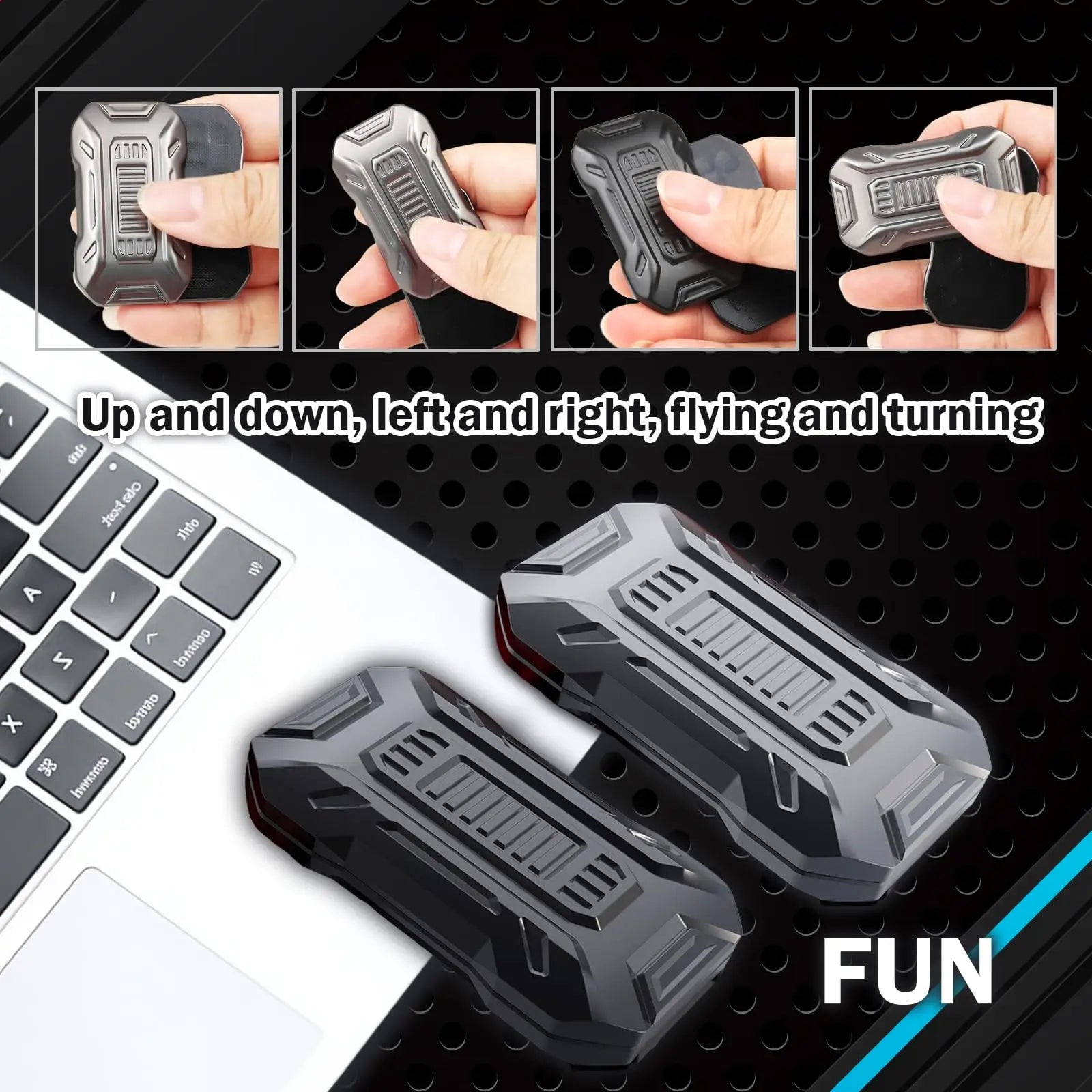 Metal Fidgets Slider, Magnetic Fidget for Adults - Anti-stress Relief Desk Gadget for Autism Children/Kids Anxiety