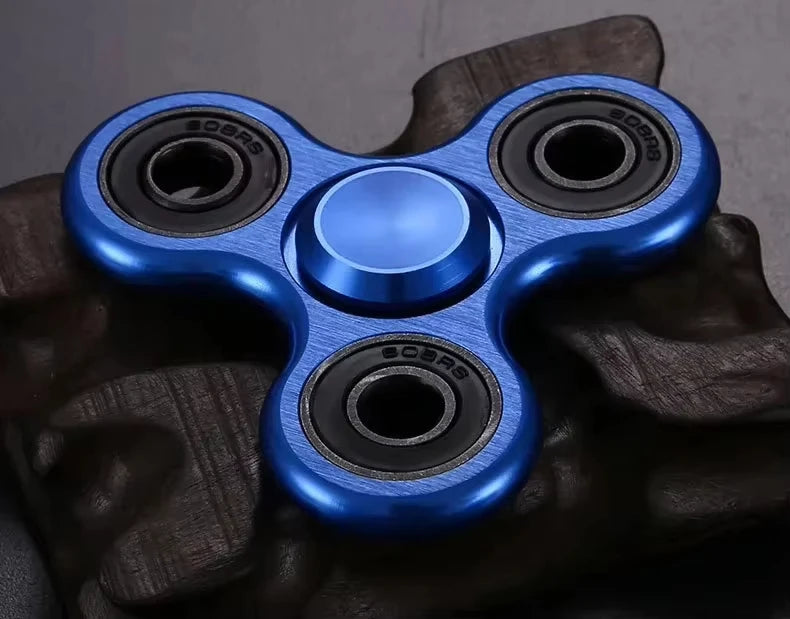Fidget Finger Spinner Alloy Metal Hand Spinners Stress Relief Decompression Toys For Kids Adults Funny Gifts