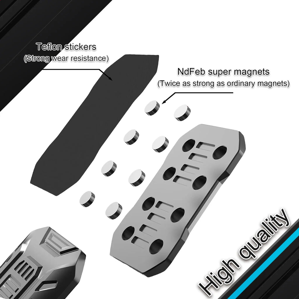Metal Fidgets Slider, Magnetic Fidget for Adults - Anti-stress Relief Desk Gadget for Autism Children/Kids Anxiety