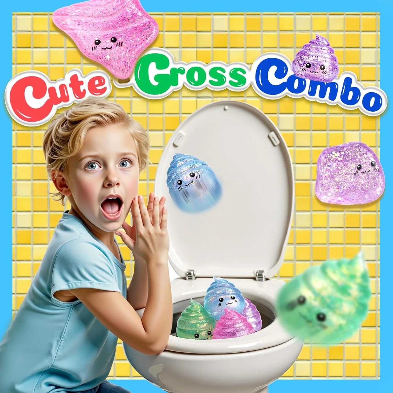 Novelty Squishy Poo Stress Ball Squishies Toys
