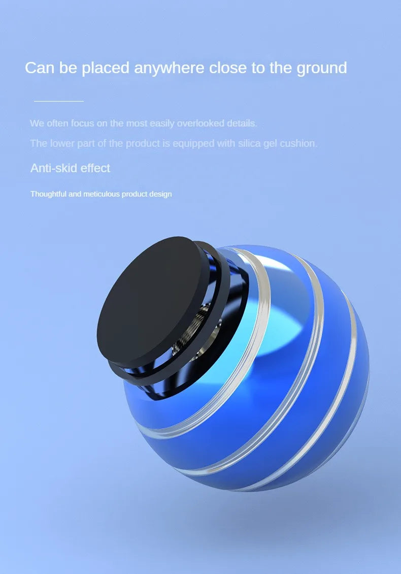 Adult Fidget for Stress Relief Metal Bauble Aluminum Alloy Hypnosis Rotary Gyro Fingertip Toy - Kinetic Round Spinner Juguetes Gift