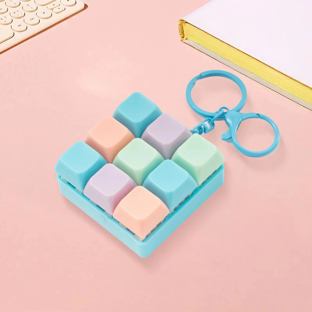 Fidget Decompression 9 Keyboard For Adults - Antistress Finger Keyboard
