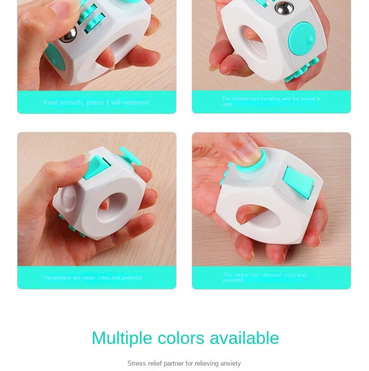 Fidget Ring Toys for Anti-Stress - Fingertip Click Reduce Anxiety Creative Stress Relief Toys Innovative Gift