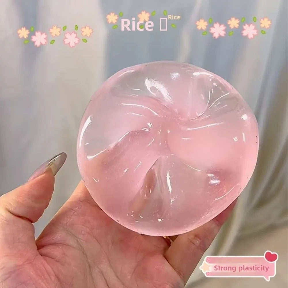 Blue Transparent Slow-Rise Squishy