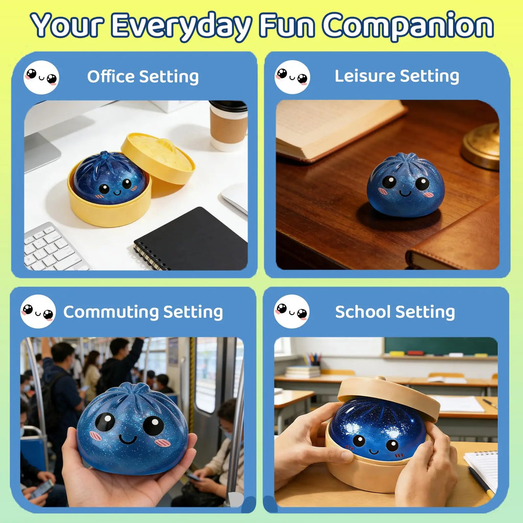 Dumpling Squishy - Glitter Stress Ball