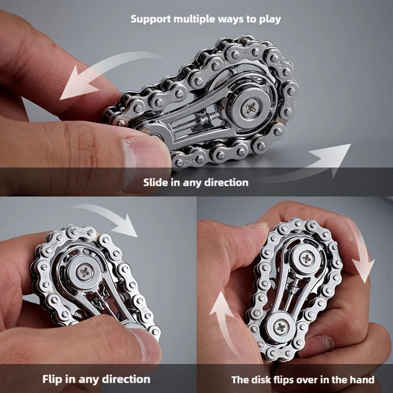 New Sprockets Flywheel Fingertip Gyro Fidget Spinner Antistress Anxiety For Adults