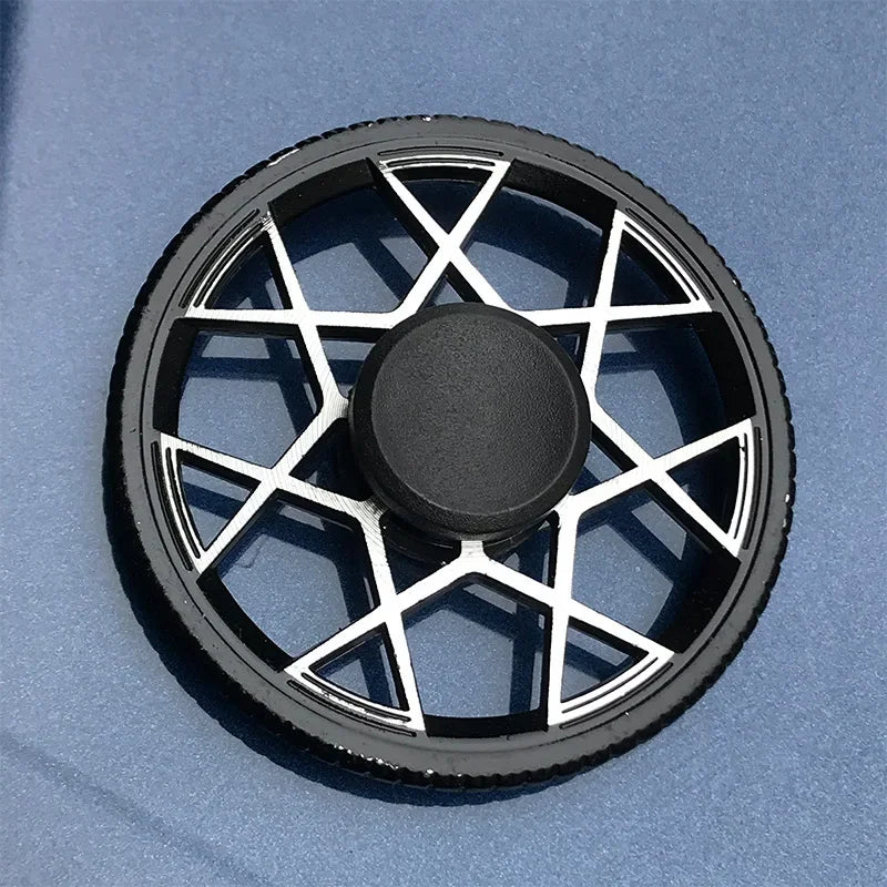 New Metal Fidget Spinner - Colorful AntiStress Alloy Finger Gyro. Relieves Stress Finger Spinner