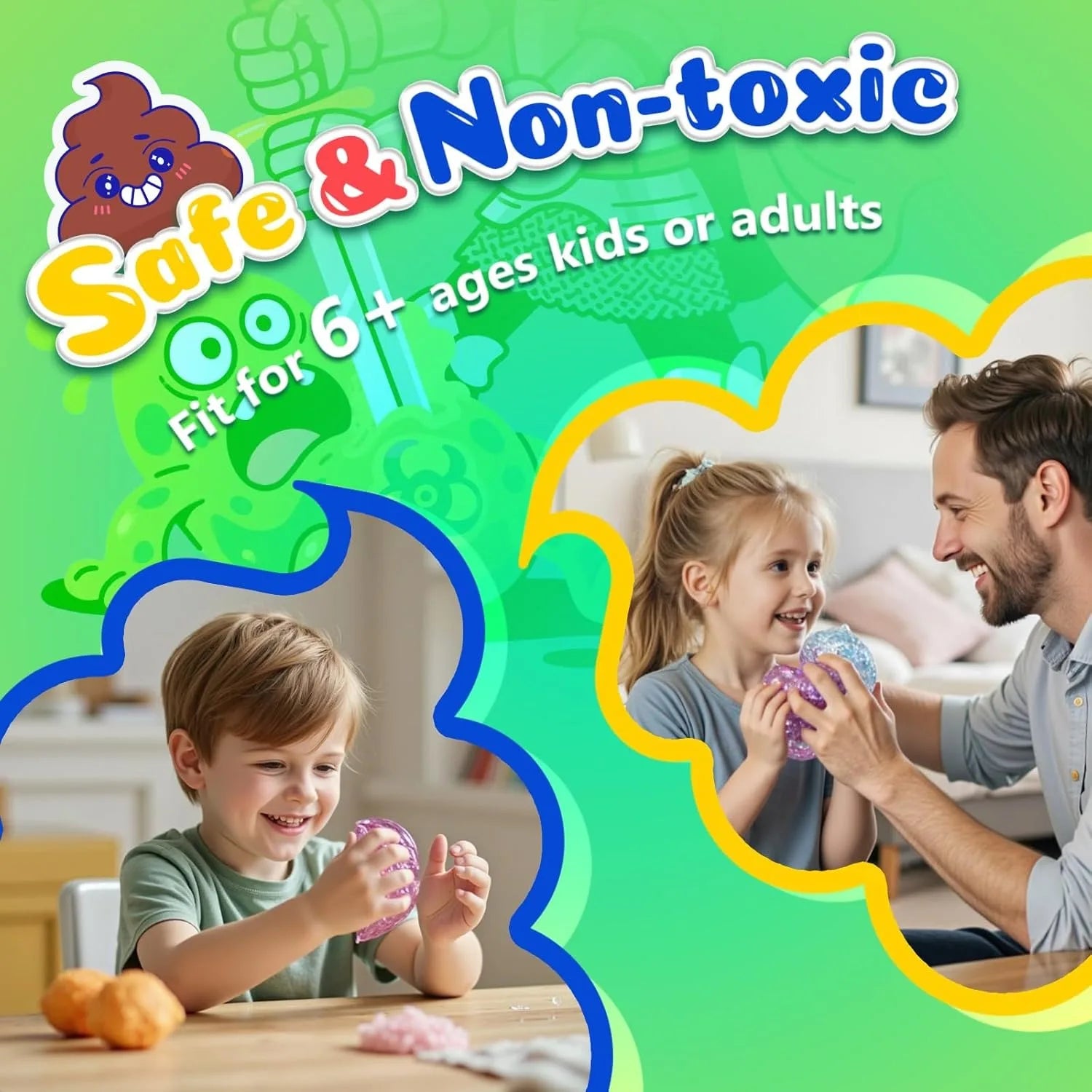Novelty Squishy Poo Stress Ball Squishies Toys