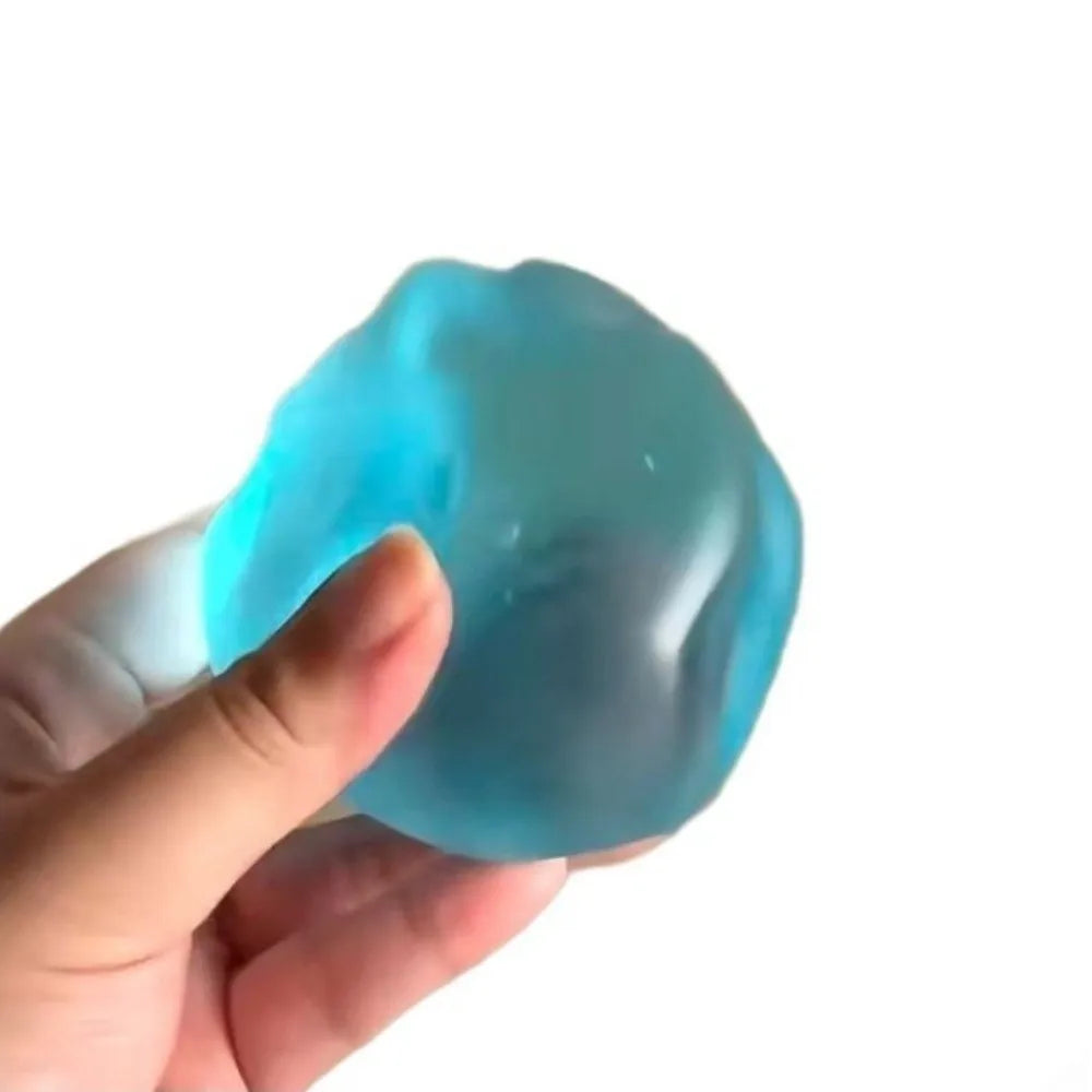 Blue Transparent Slow-Rise Squishy