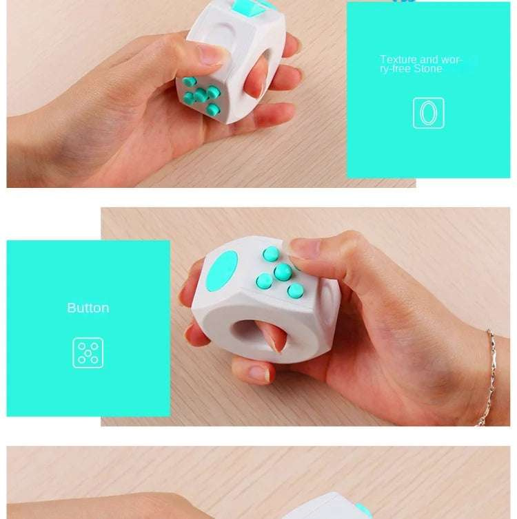 Fidget Ring Toys for Anti-Stress - Fingertip Click Reduce Anxiety Creative Stress Relief Toys Innovative Gift
