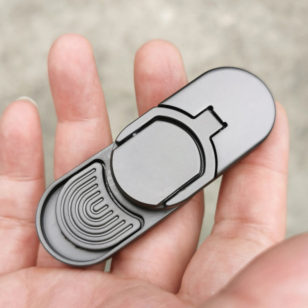 Target Push Slider Fidget Slider for Adults - Metal Fidget Toy Finger Push Spin and Decompression Haptic Gift