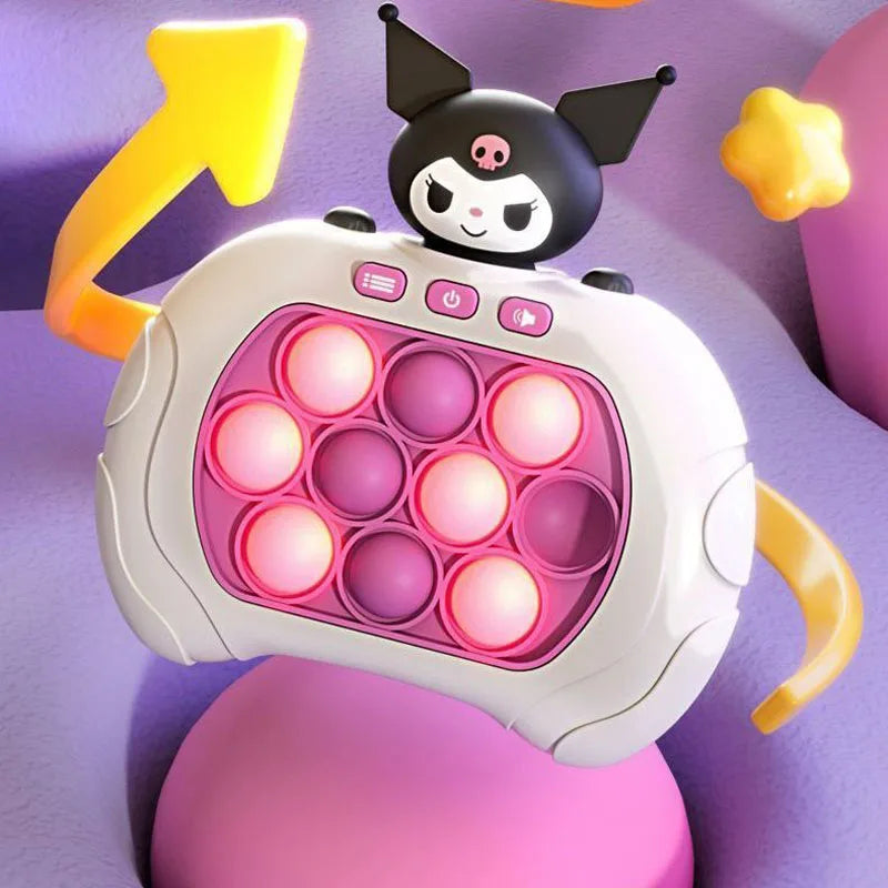 Pop-Up Fidget Toy with Box for Adults and Kids，Quick Push Game，Pop-Up，Bubble，Electronic，Light，AntiStress，Gift，2024New