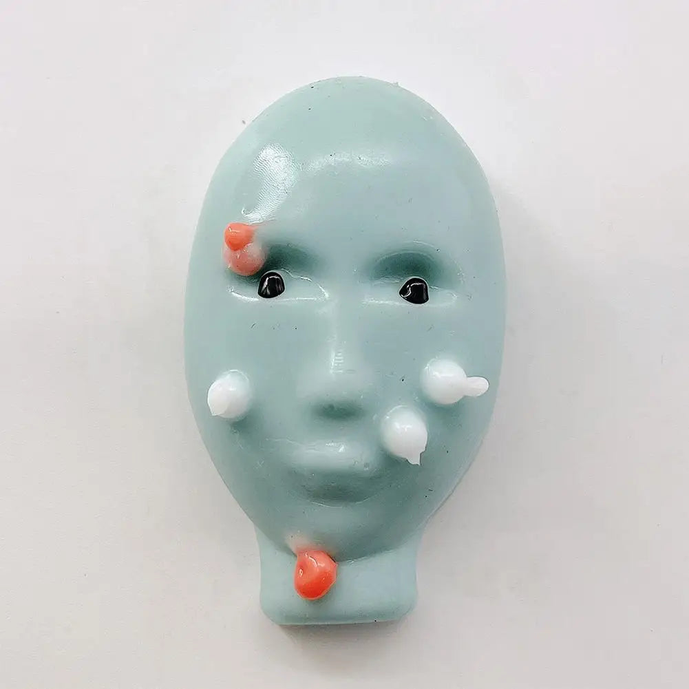 Pimple Popper Fidget Toy with Filler Tools Weird Alien Design Stress Relief Squeeze Gift Adult Reusable Anxiety Reducer