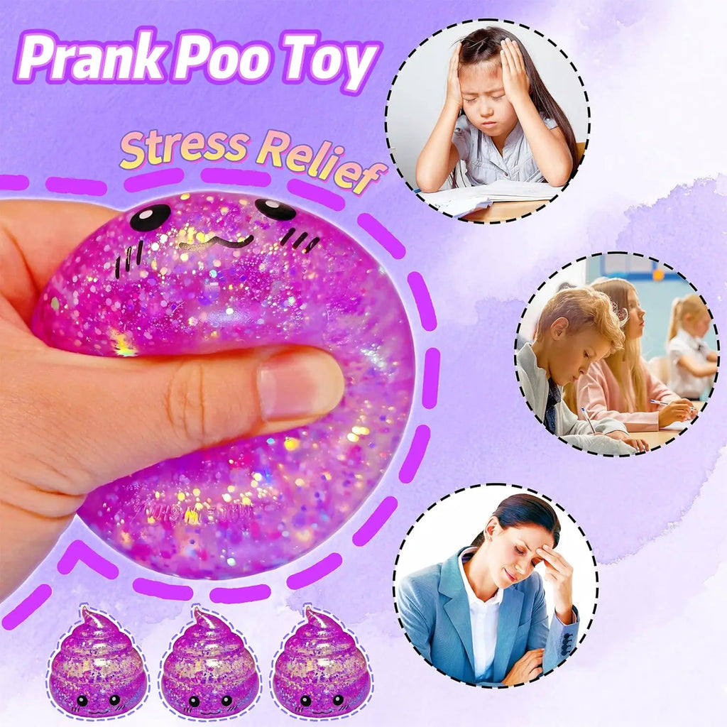Novelty Squishy Poo Stress Ball Squishies Toys