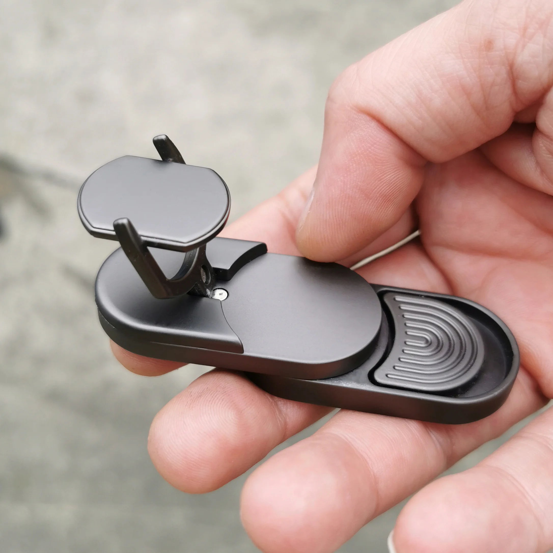 Target Push Slider Fidget Slider for Adults - Metal Fidget Toy Finger Push Spin and Decompression Haptic Gift