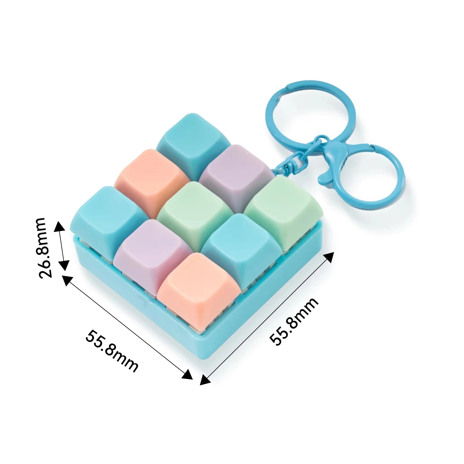 Fidget Decompression 9 Keyboard For Adults - Antistress Finger Keyboard
