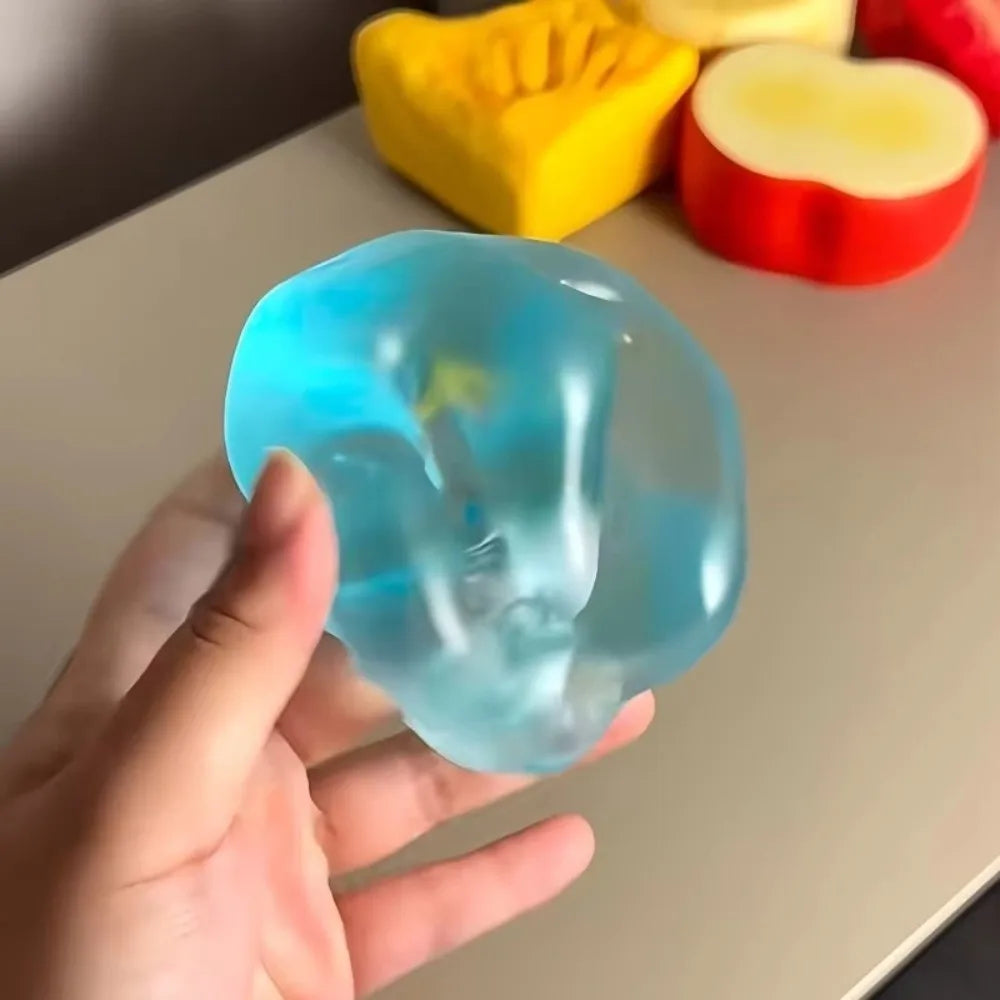 Blue Transparent Slow-Rise Squishy