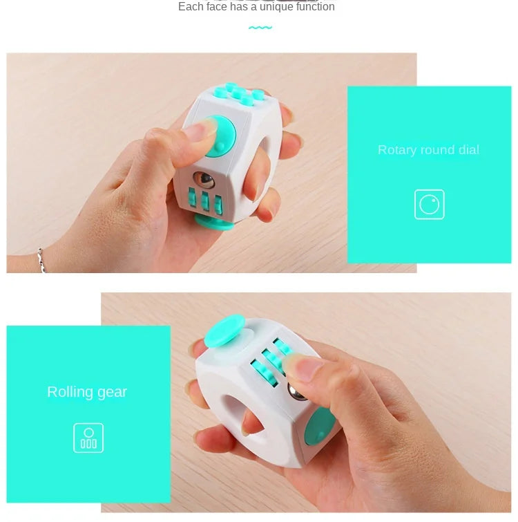 Fidget Ring Toys for Anti-Stress - Fingertip Click Reduce Anxiety Creative Stress Relief Toys Innovative Gift