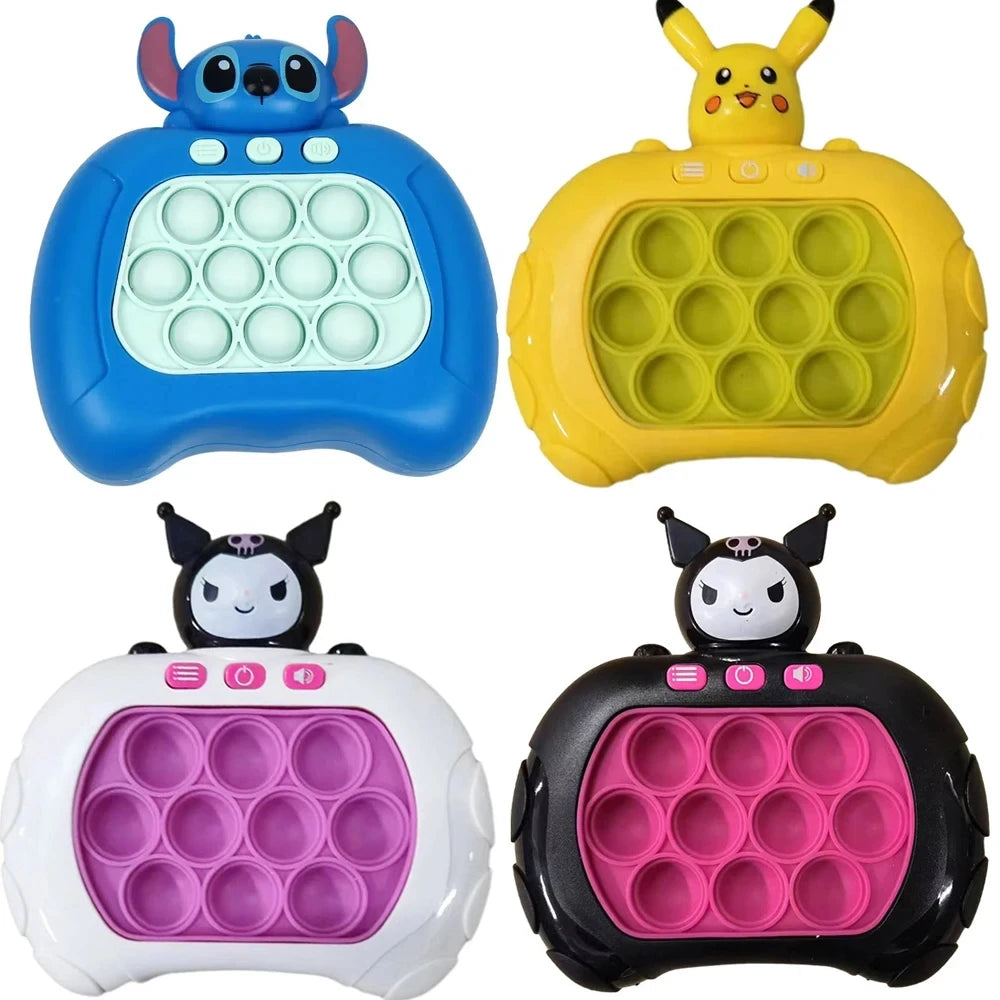 Pop-Up Fidget Toy with Box for Adults and Kids，Quick Push Game，Pop-Up，Bubble，Electronic，Light，AntiStress，Gift，2024New