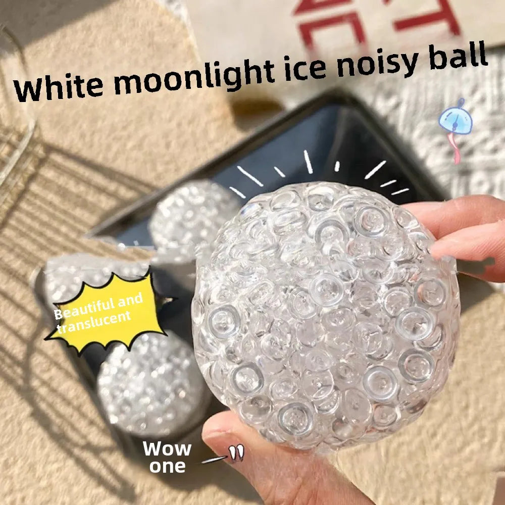 Crystal Bead Squish Ball – Jelly Bead Sensory Fidget Toy
