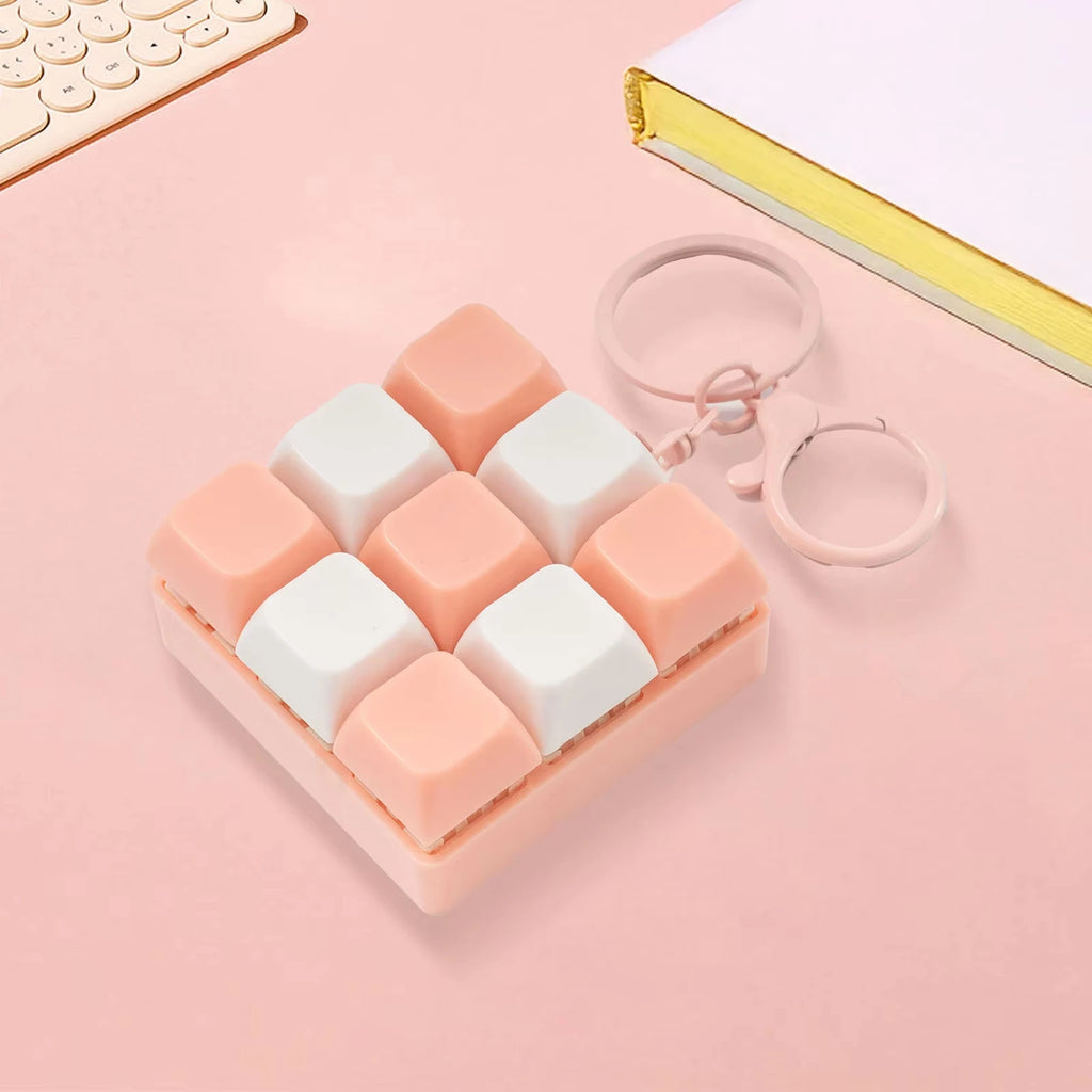 Fidget Decompression 9 Keyboard For Adults - Antistress Finger Keyboard