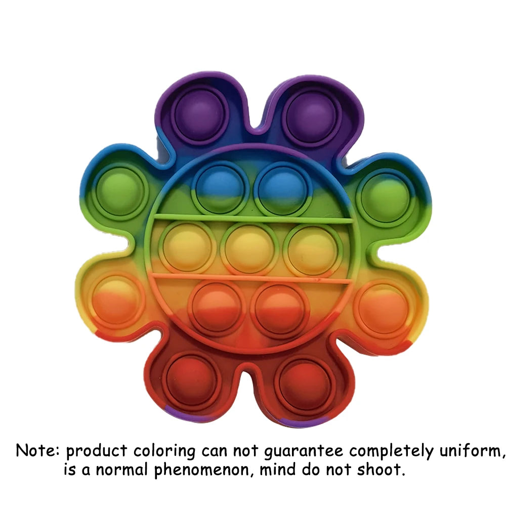 Push Pop Bubble Fidget - Silicone Sensory Toy