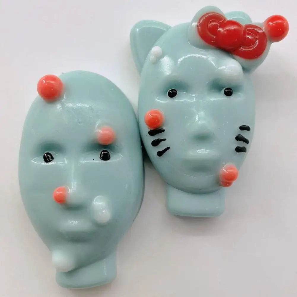 Pimple Popper Fidget Toy with Filler Tools Weird Alien Design Stress Relief Squeeze Gift Adult Reusable Anxiety Reducer
