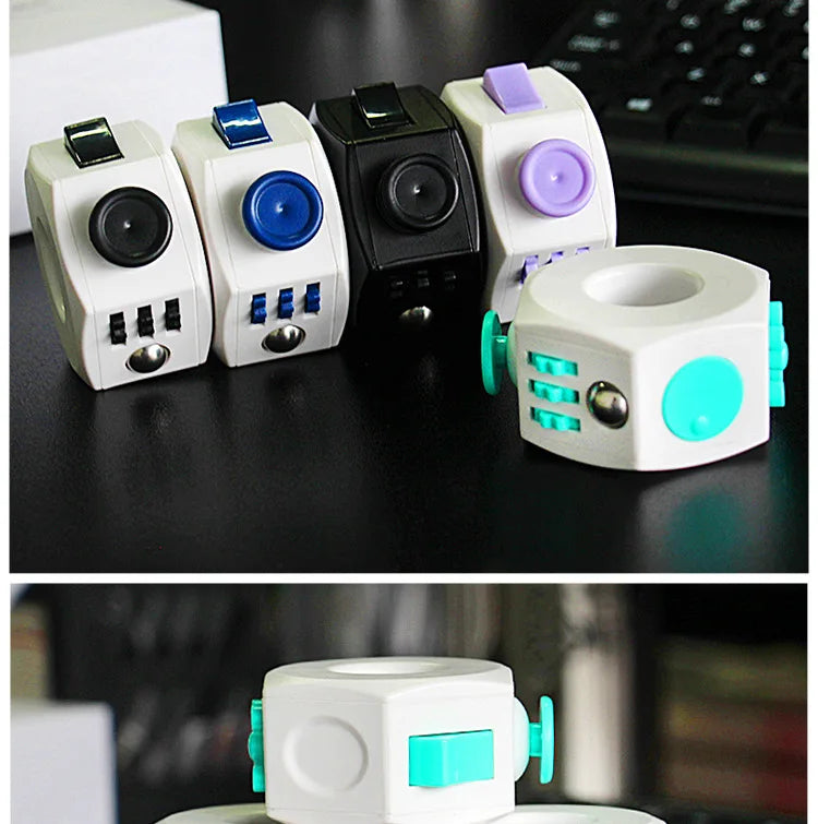 Fidget Ring Toys for Anti-Stress - Fingertip Click Reduce Anxiety Creative Stress Relief Toys Innovative Gift