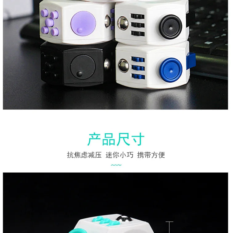 Fidget Ring Toys for Anti-Stress - Fingertip Click Reduce Anxiety Creative Stress Relief Toys Innovative Gift