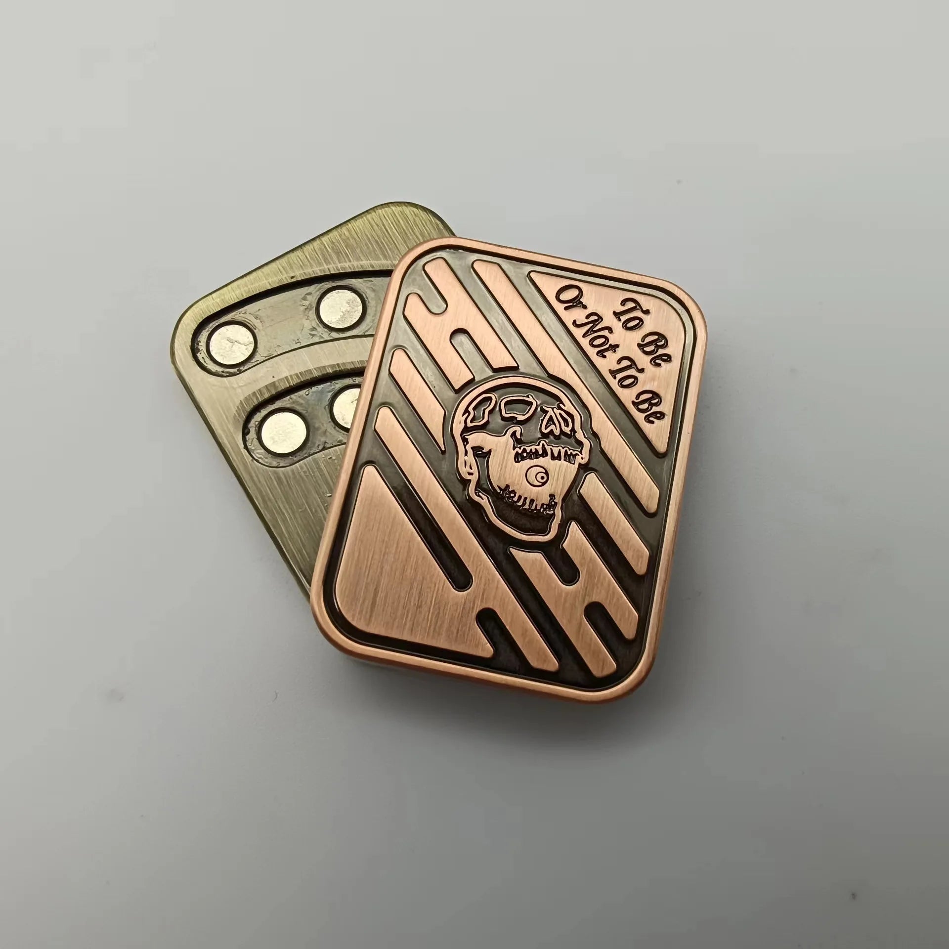 Memento Mori Push Slider - Solid Metal EDC
