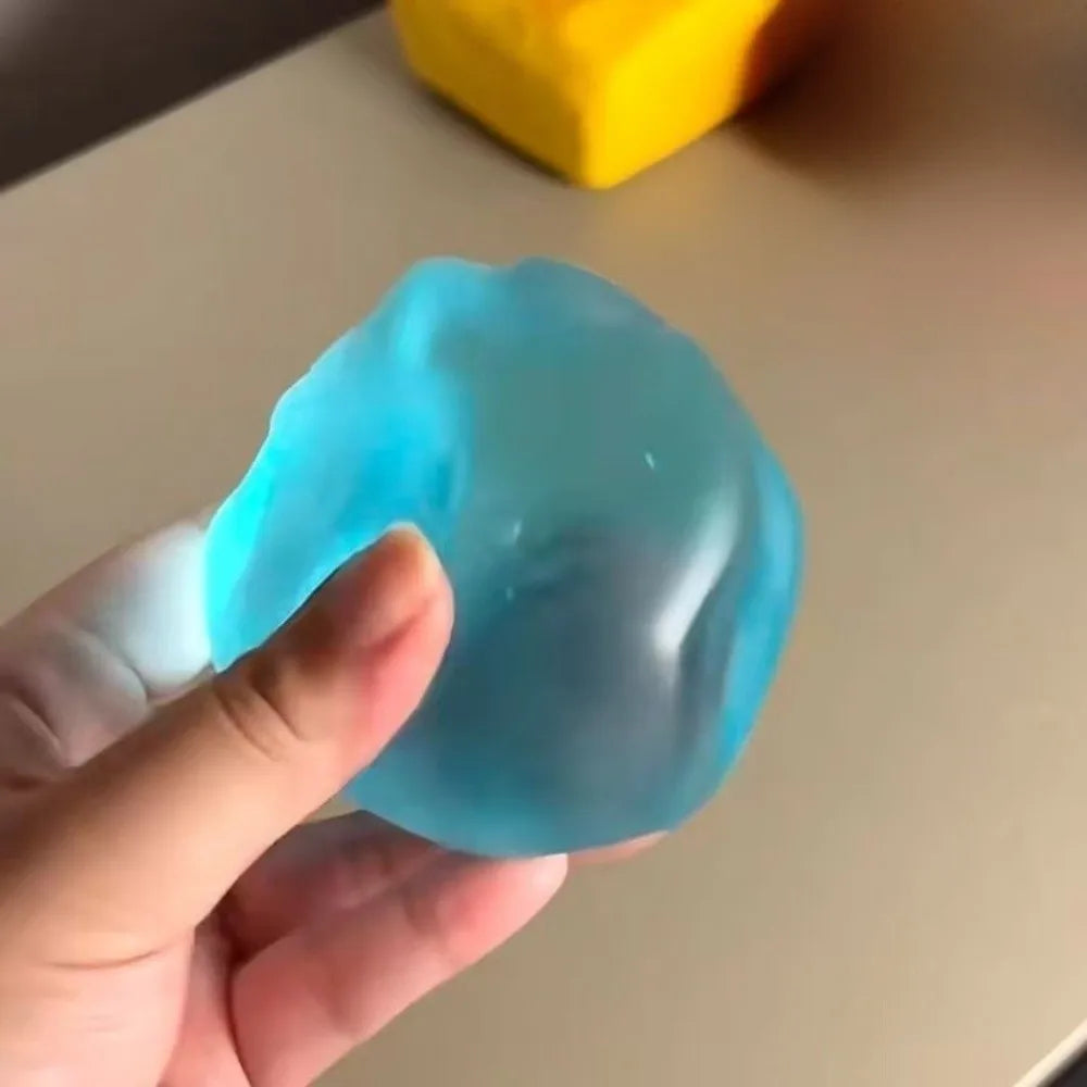 Blue Transparent Slow-Rise Squishy