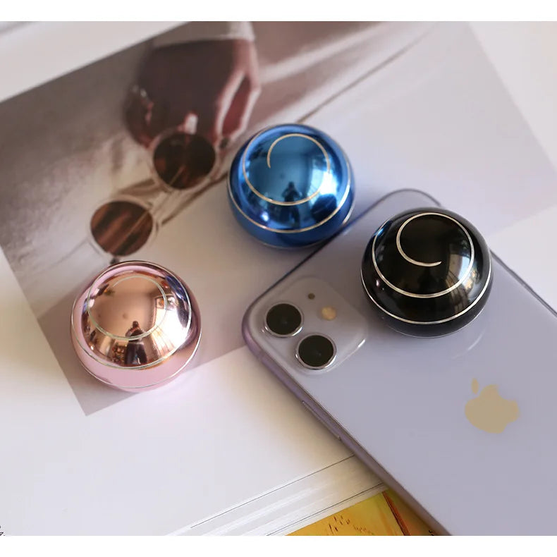 Adult Fidget for Stress Relief Metal Bauble Aluminum Alloy Hypnosis Rotary Gyro Fingertip Toy - Kinetic Round Spinner Juguetes Gift