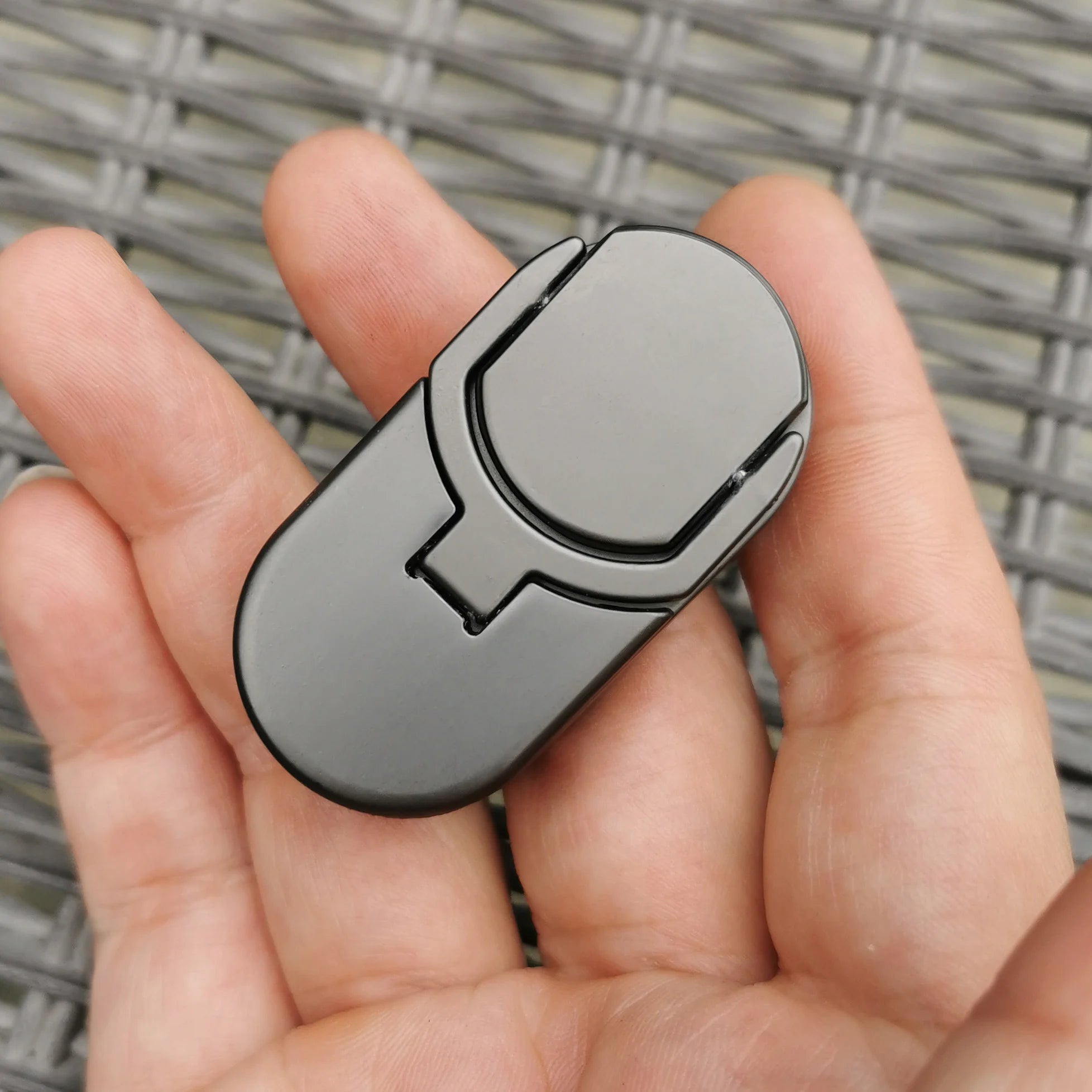 Target Push Slider Fidget Slider for Adults - Metal Fidget Toy Finger Push Spin and Decompression Haptic Gift