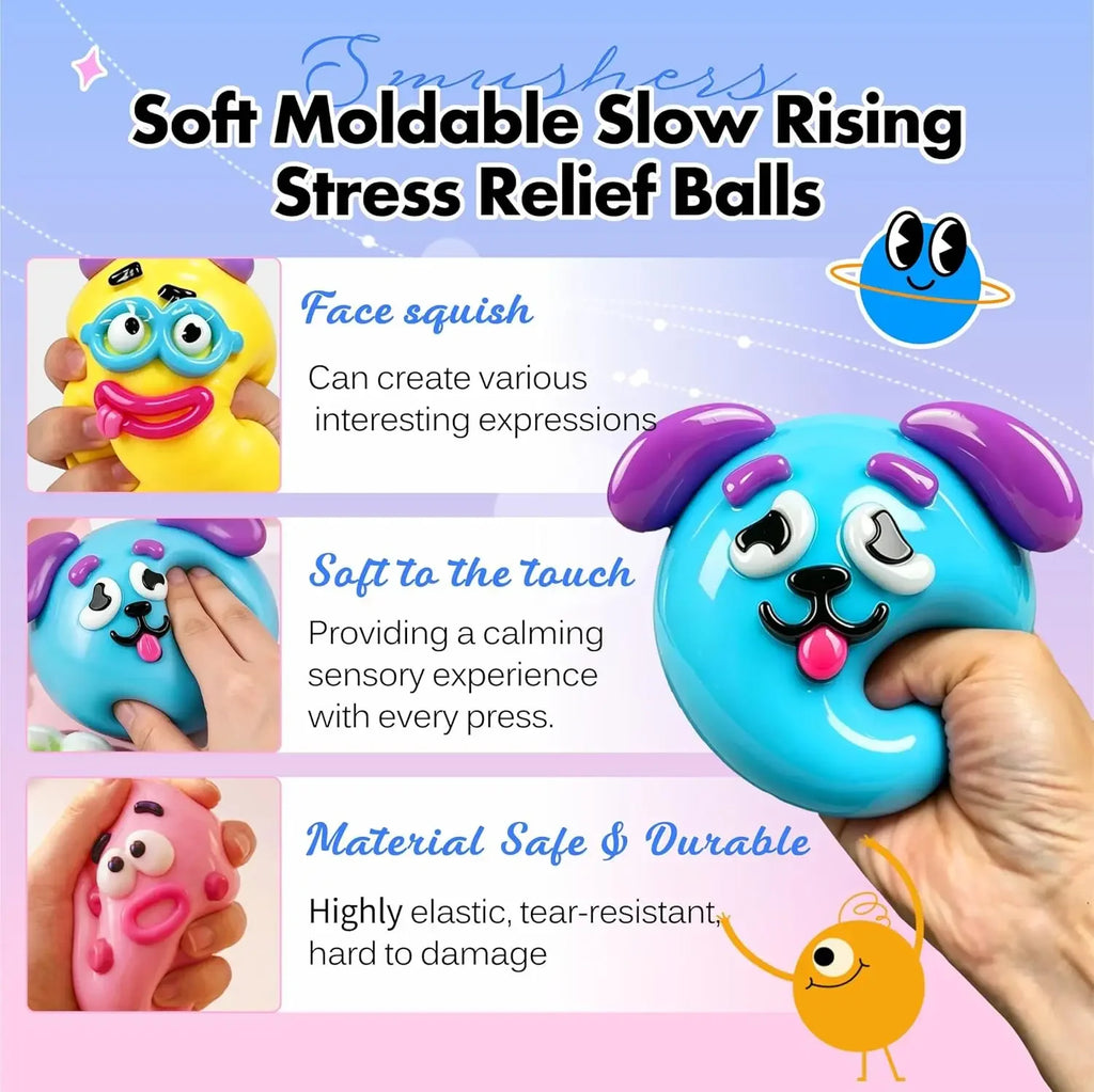 Smushers Squishy, Fidget Balls for Adults Anxiety Relief