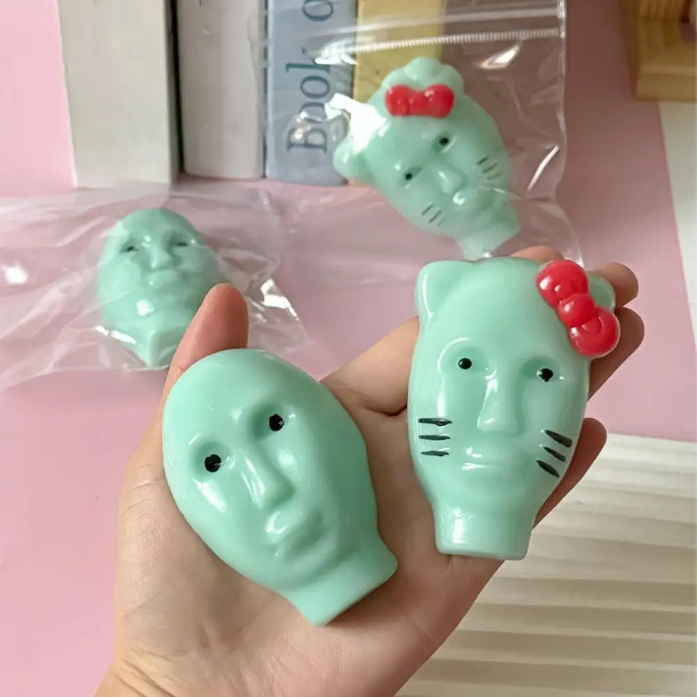 Pimple Popper Fidget Toy with Filler Tools Weird Alien Design Stress Relief Squeeze Gift Adult Reusable Anxiety Reducer