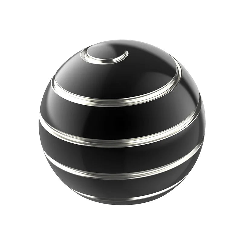 Adult Fidget for Stress Relief Metal Bauble Aluminum Alloy Hypnosis Rotary Gyro Fingertip Toy - Kinetic Round Spinner Juguetes Gift